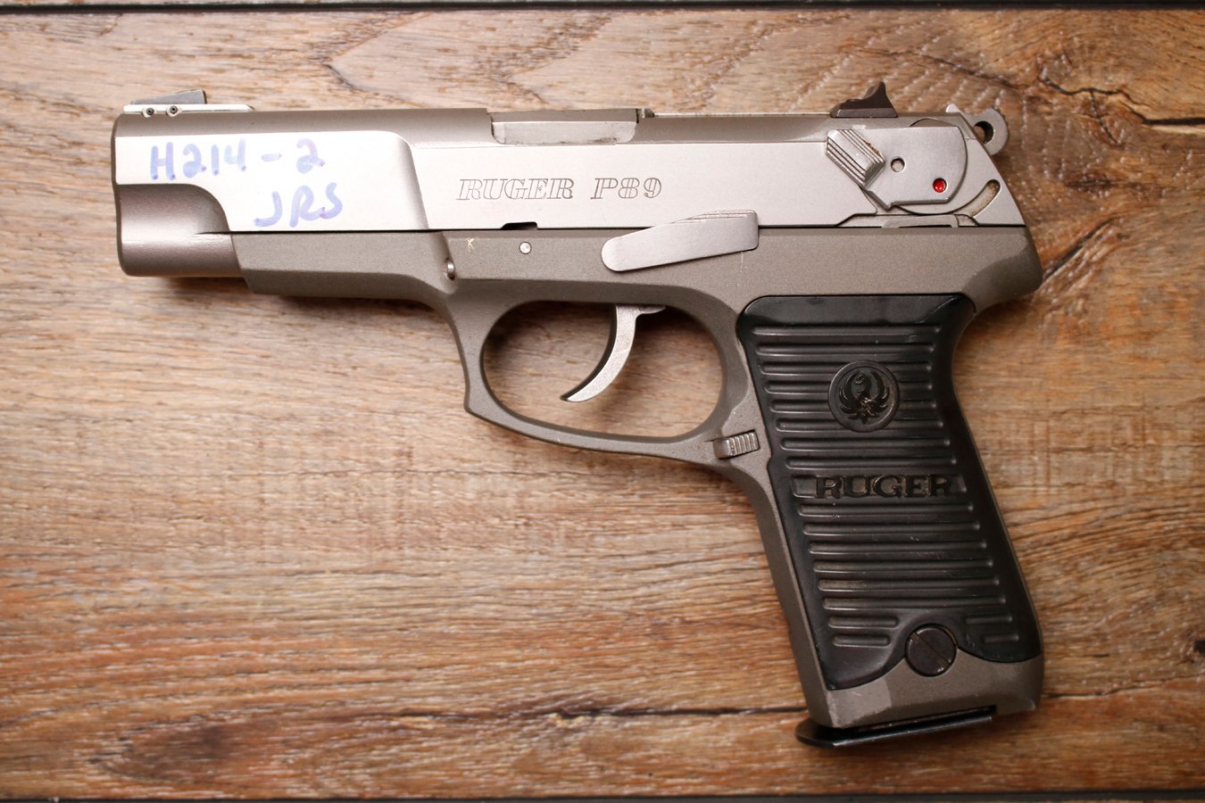 RUGER P89 9mm Police Trade-In Pistol with Two Magazines