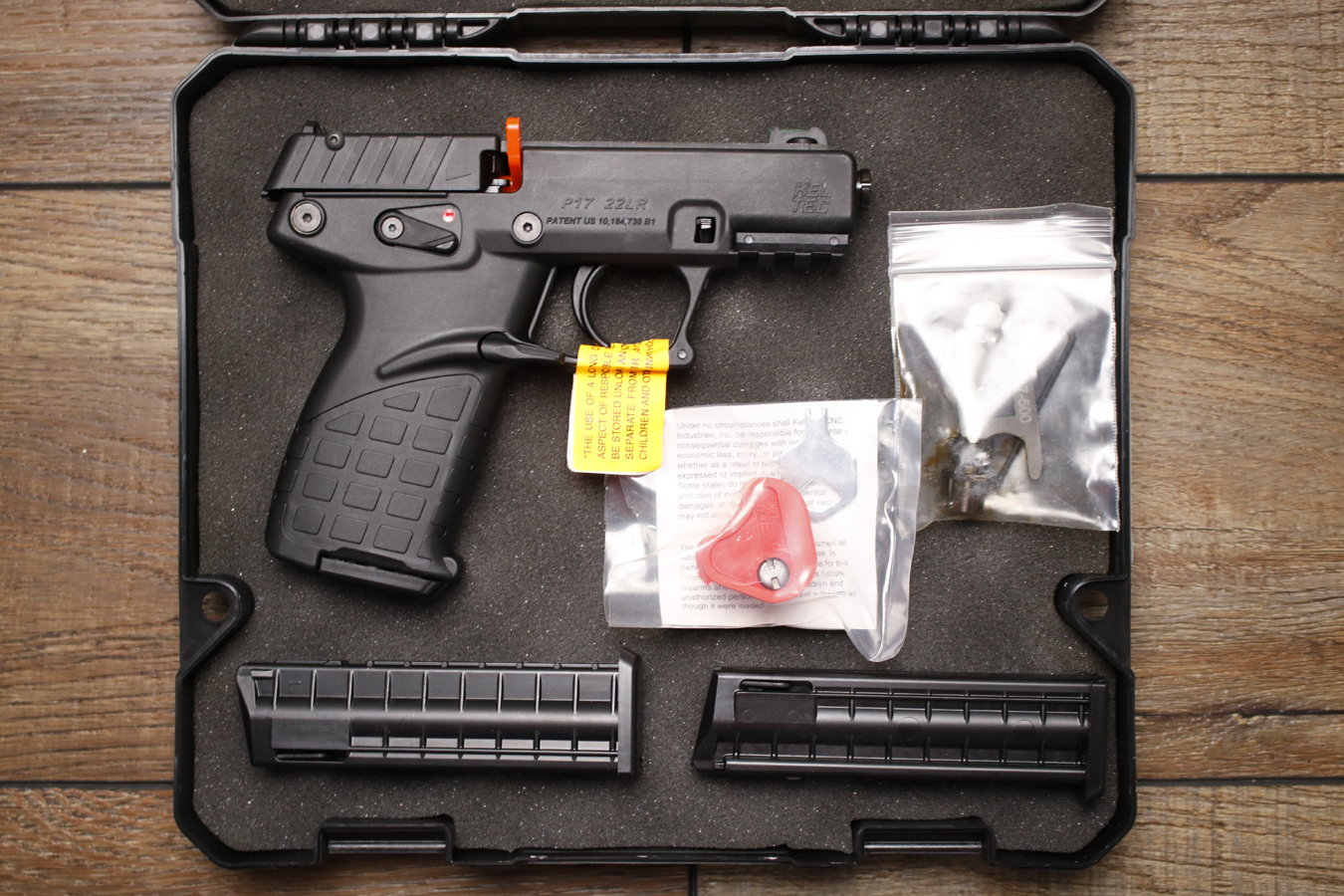 KELTEC P17 22LR Police Trade-In Pistol with Three Magazines and Original Box