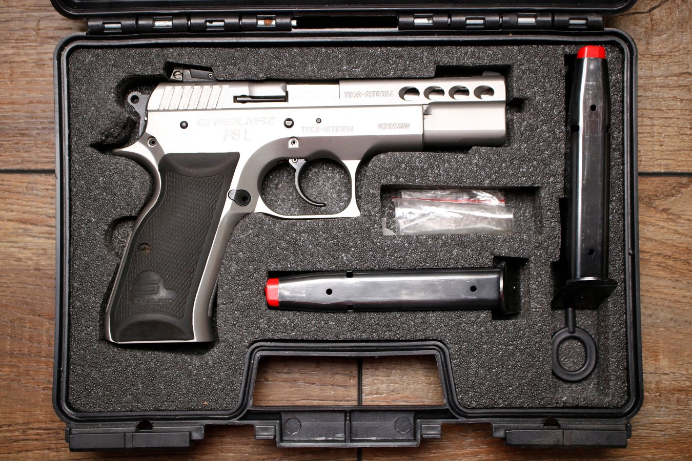 SAR ARMS P8L 9mm Police Trade-In Pistol with Two Magazines and Original Box