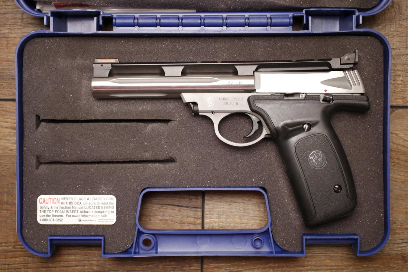 SMITH AND WESSON 22A-1 22LR Police Trade-In Pistol with Original Box