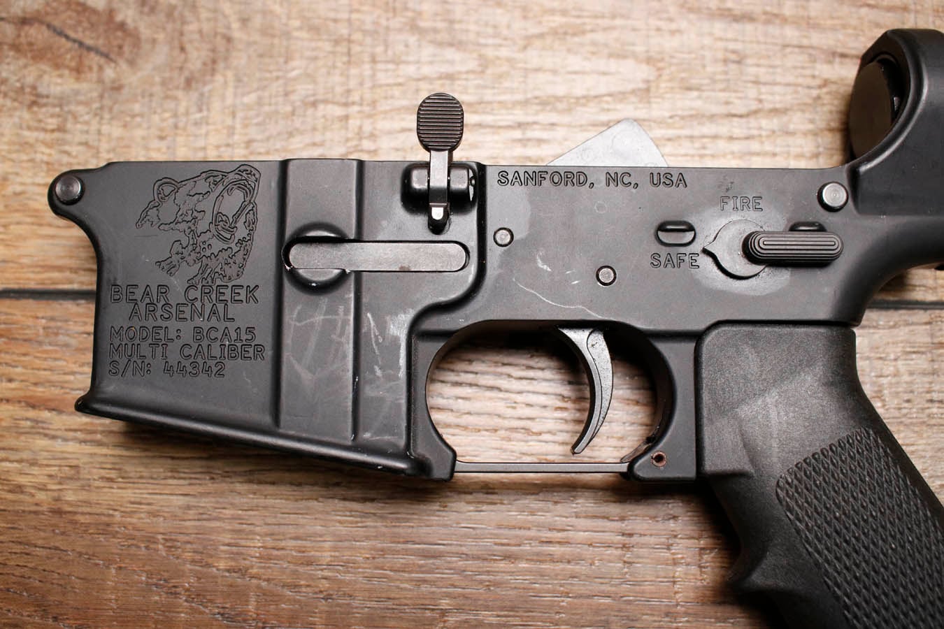 BEAR CREEK ARSENAL BCA15 Multi-Cal Police Trade-In Lower Receiver 