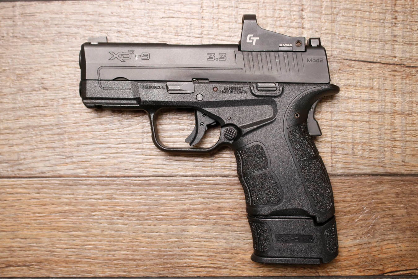 SPRINGFIELD XDS-9 9mm Police Trade-In Pistol with Crimson Trace Red Dot