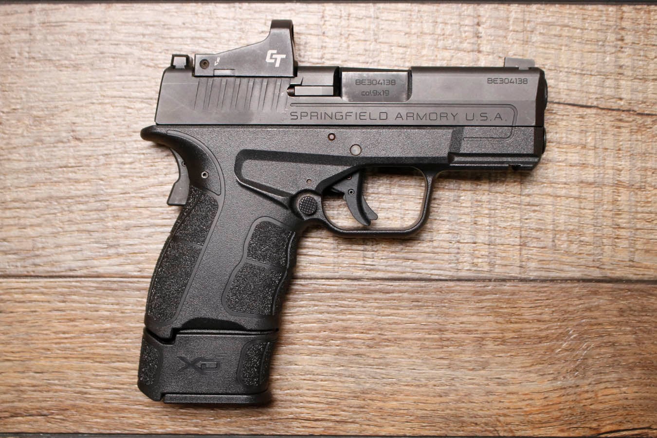 SPRINGFIELD XDS-9 9mm Police Trade-In Pistol with Crimson Trace Red Dot