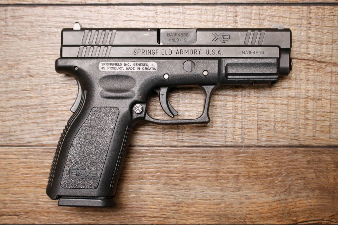 SPRINGFIELD XD-9 9mm Police Trade-In Pistol with Two Magazines
