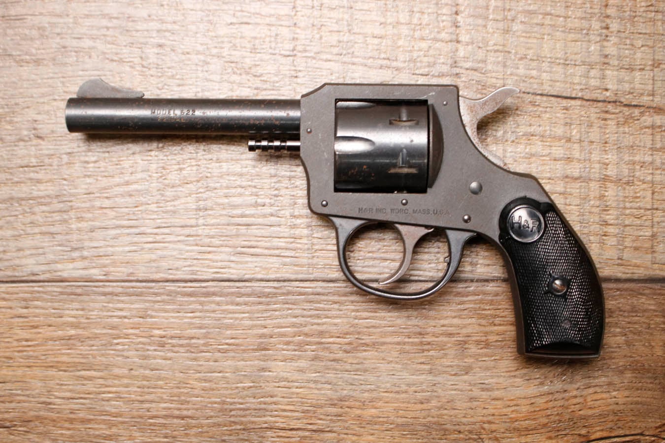 H AND R 622 22LR Police Trade-In Revolver