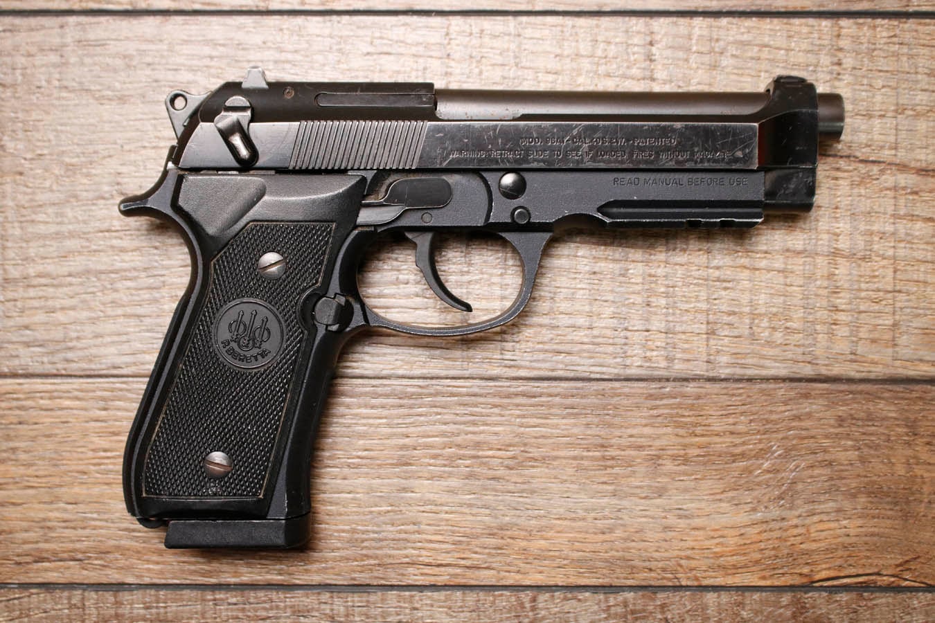 BERETTA 96A1 40 S&W Police Trade-In Pistol with Three Magazines