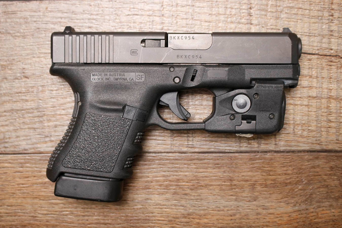 GLOCK 30S SF 45 ACP Police Trade-in Pistol with Streamlight TLR-6