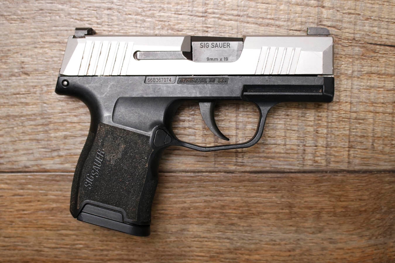 SIG SAUER P365 9mm Police Trade-In Pistol with Stainless Slide