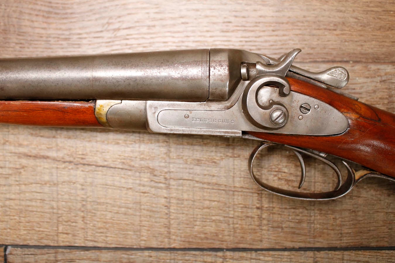 ECLIPSE GUN CO Star 12 Gauge Belgian Side-By Side Double Barrel Police Trade-in Hammer Shotgun