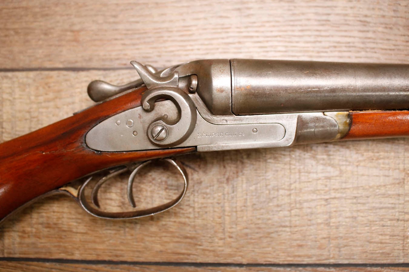 ECLIPSE GUN CO Star 12 Gauge Belgian Side-By Side Double Barrel Police Trade-in Hammer Shotgun