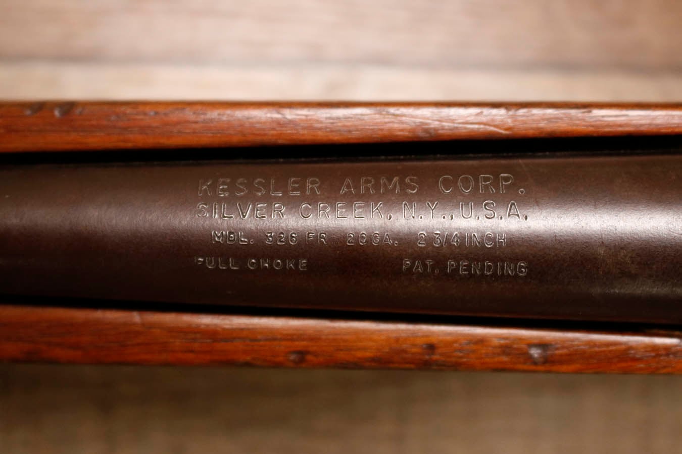 KESSLER Model 326FR 20 Gauge Full-Choke Police Trade-in Bolt-Action Shotgun