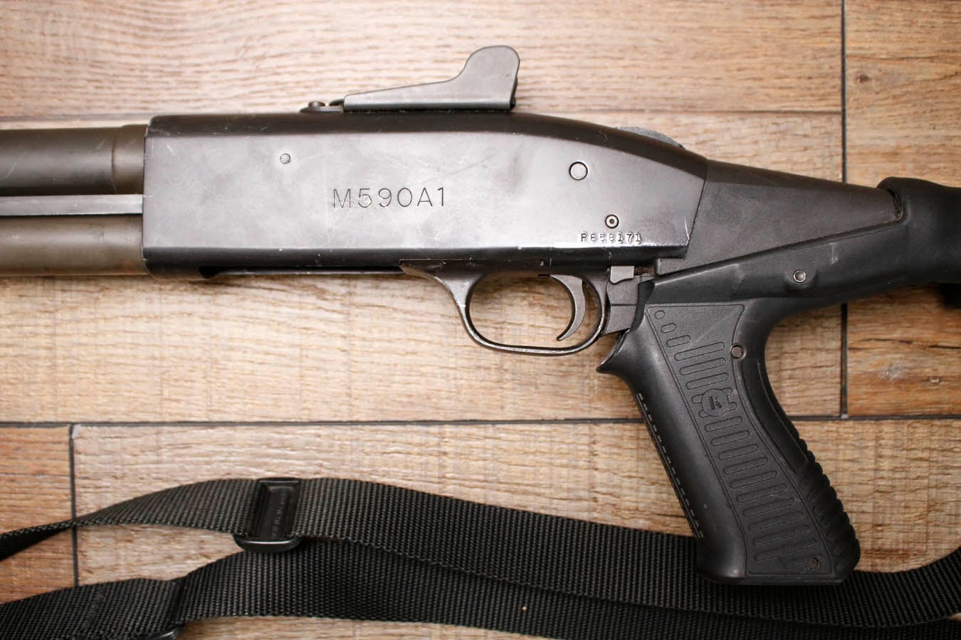 MOSSBERG M590A1 12GA Police Trade-In Shotgun with SureFire Forend
