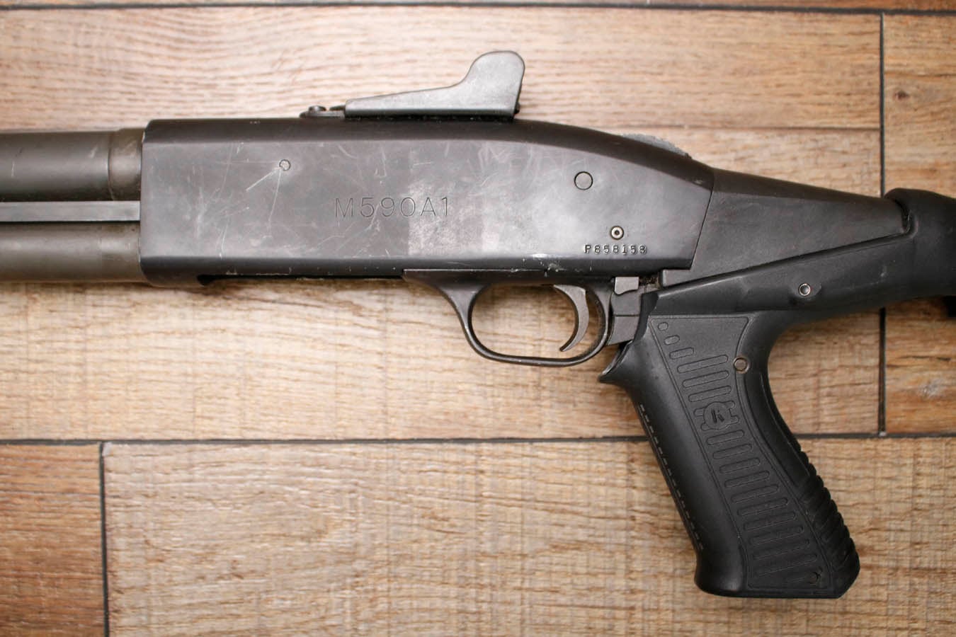 MOSSBERG M590A1 12GA Police Trade-In Shotgun with SureFire Forend