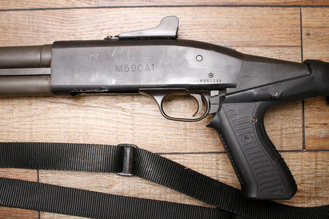 MOSSBERG M590A1 12GA Police Trade-In Shotgun with SureFire Forend
