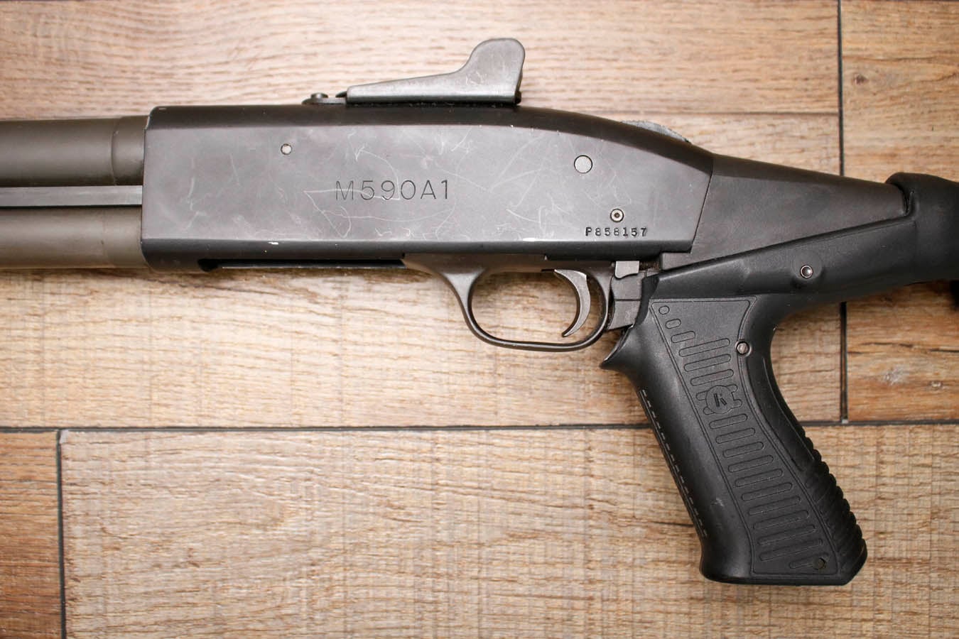 MOSSBERG M590A1 12GA Police Trade-In Shotgun with SureFire Forend