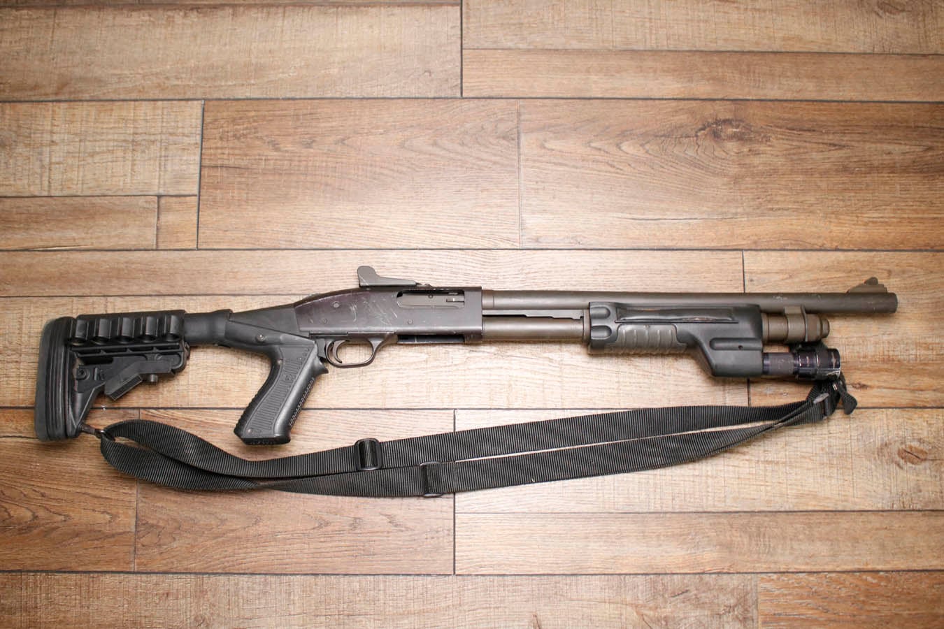 MOSSBERG M590A1 12GA Police Trade-In Shotgun with SureFire Forend