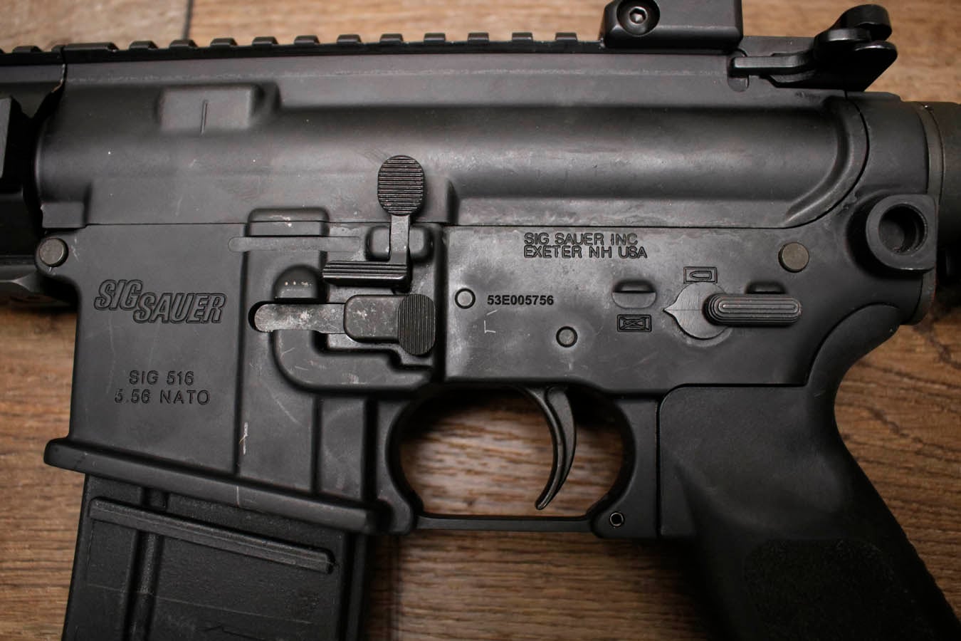 SIG SAUER SIG556 5.56mm Gas Piston Police Trade-in Rifle with Magpul Stock