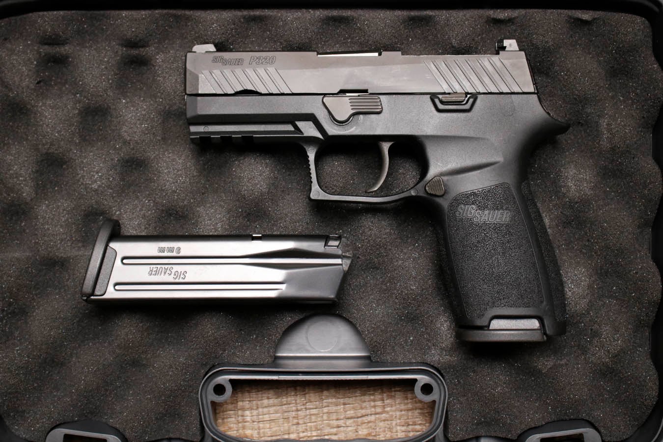 SIG SAUER P320 9mm Police Trade-In Optic Ready Pistol (Very Good Condition) Missing Optic Plate