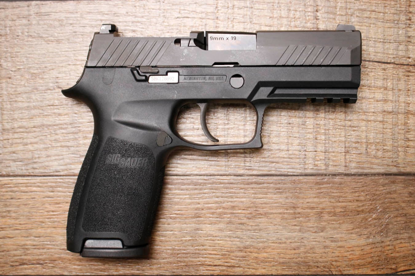 SIG SAUER P320 9mm Police Trade-In Optic Ready Pistol (Very Good Condition) Missing Optic Plate