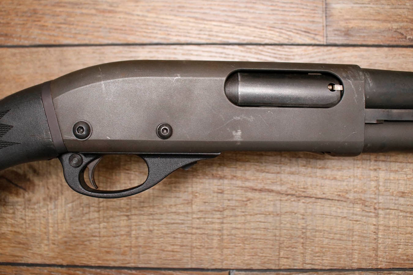 REMINGTON 870 Police Magnum 12GA Police Trade-In Shotguns with Extended Mag Tube, Rifle Sights and Side Saddle