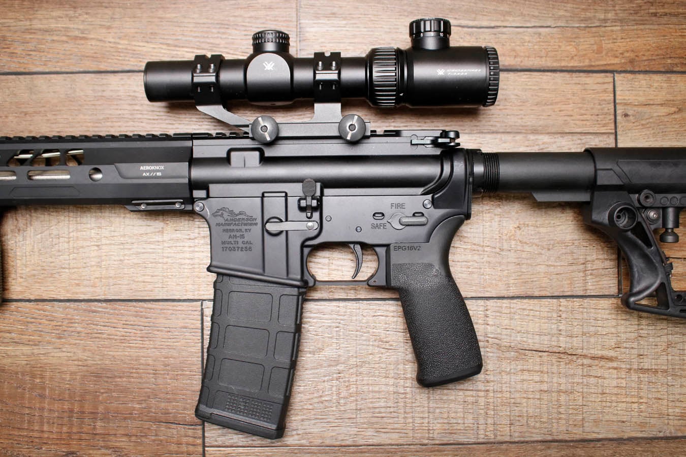 ANDERSON MANUFACTURING AM-15 223 Wylde Police Trade-In Rifle with Vortex Crossfire Scope