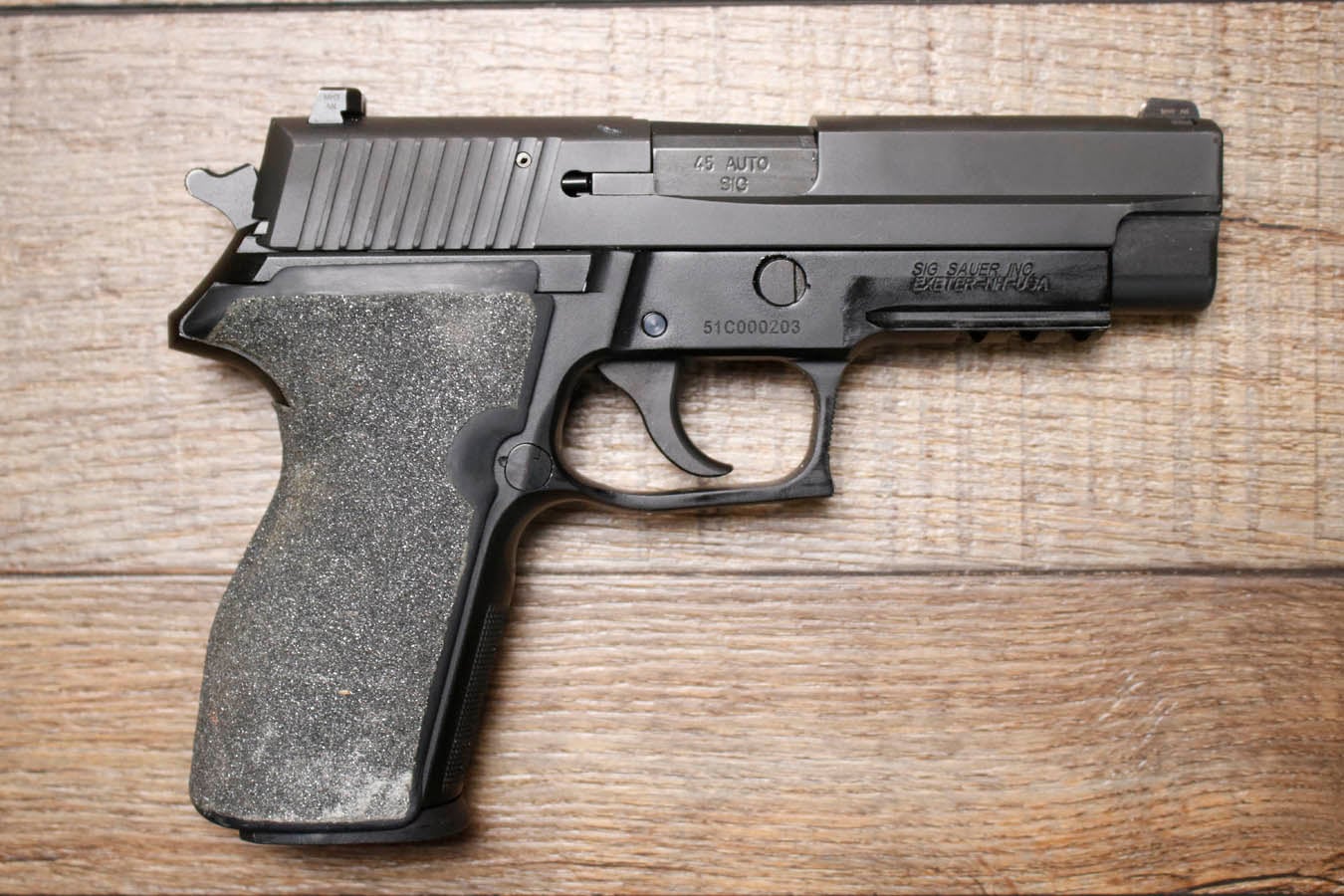 SIG SAUER P227 45 ACP Police Trade-In Pistol with Night Sights