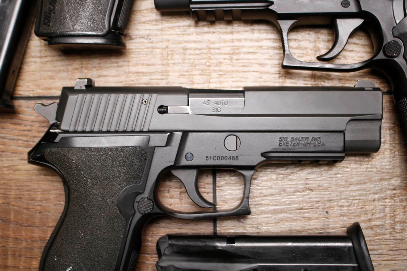 SIG SAUER P227 45 ACP Police Trade-In Pistol with Night Sights (Good Condition)