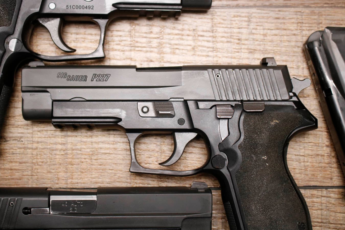 SIG SAUER P227 45 ACP Police Trade-In Pistol with Night Sights (Good Condition)
