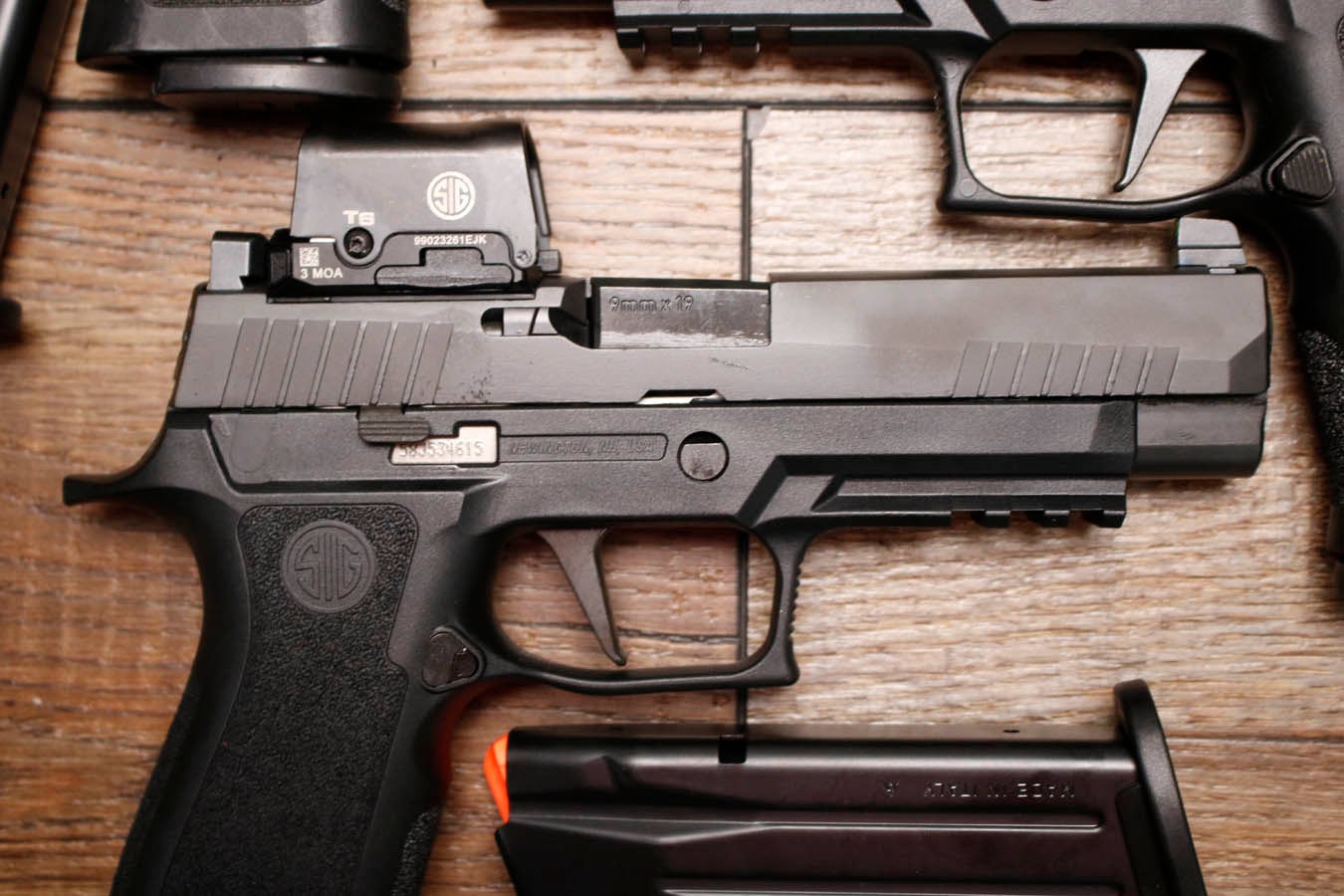 SIG SAUER P320 Full Size 9mm Police Trade-In Pistol with Romeo 2 Red Dot and Night Sights (Very Good Condition)