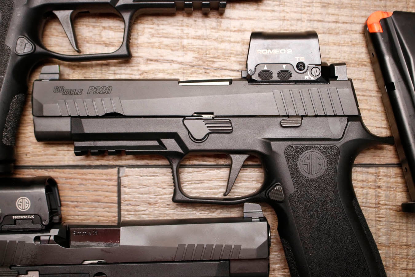 SIG SAUER P320 Full Size 9mm Police Trade-In Pistol with Romeo 2 Red Dot and Night Sights (Very Good Condition)