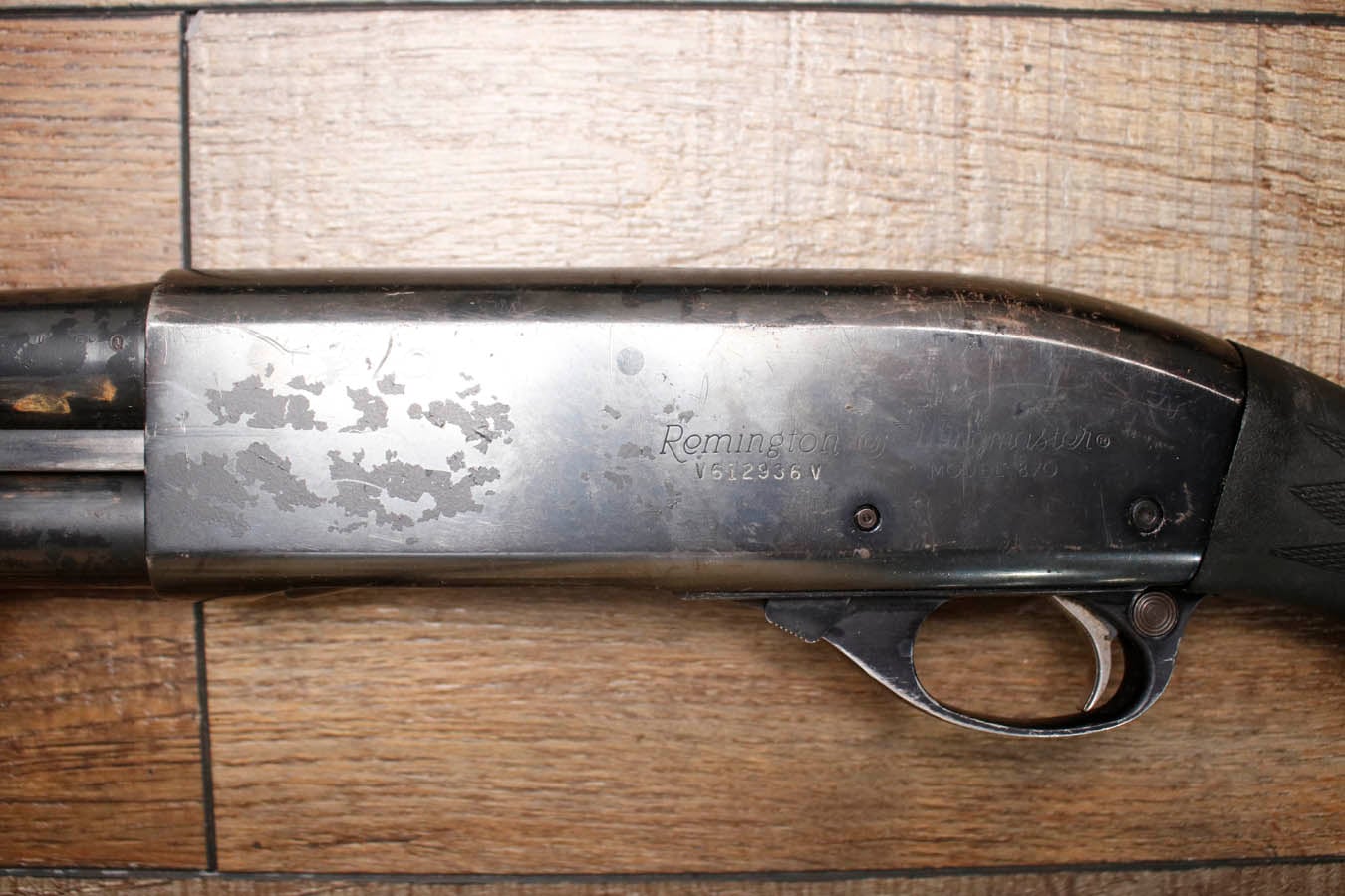 REMINGTON 870 Wingmaster 12GA Police Trade-In Shotgun with Synthetic Stock