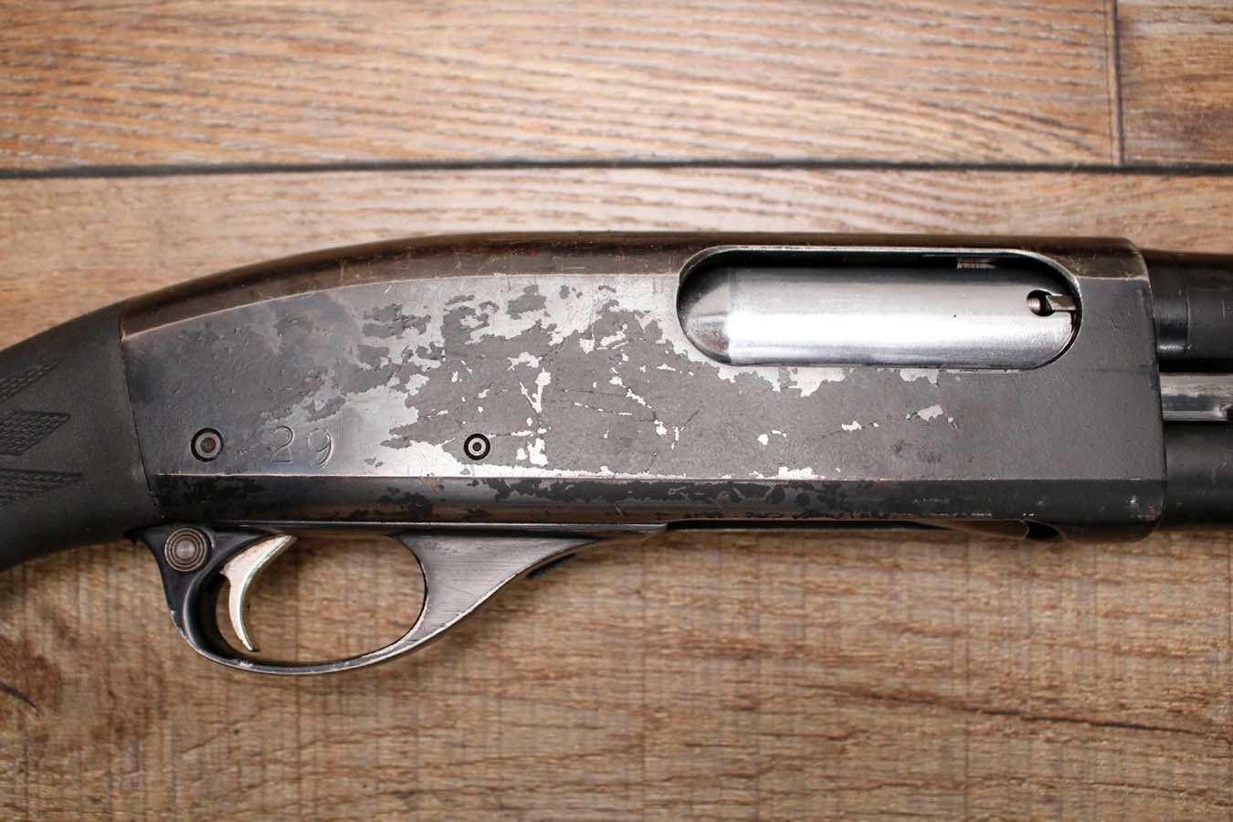 REMINGTON 870 Wingmaster 12GA Police Trade-In Shotgun with Synthetic Stock