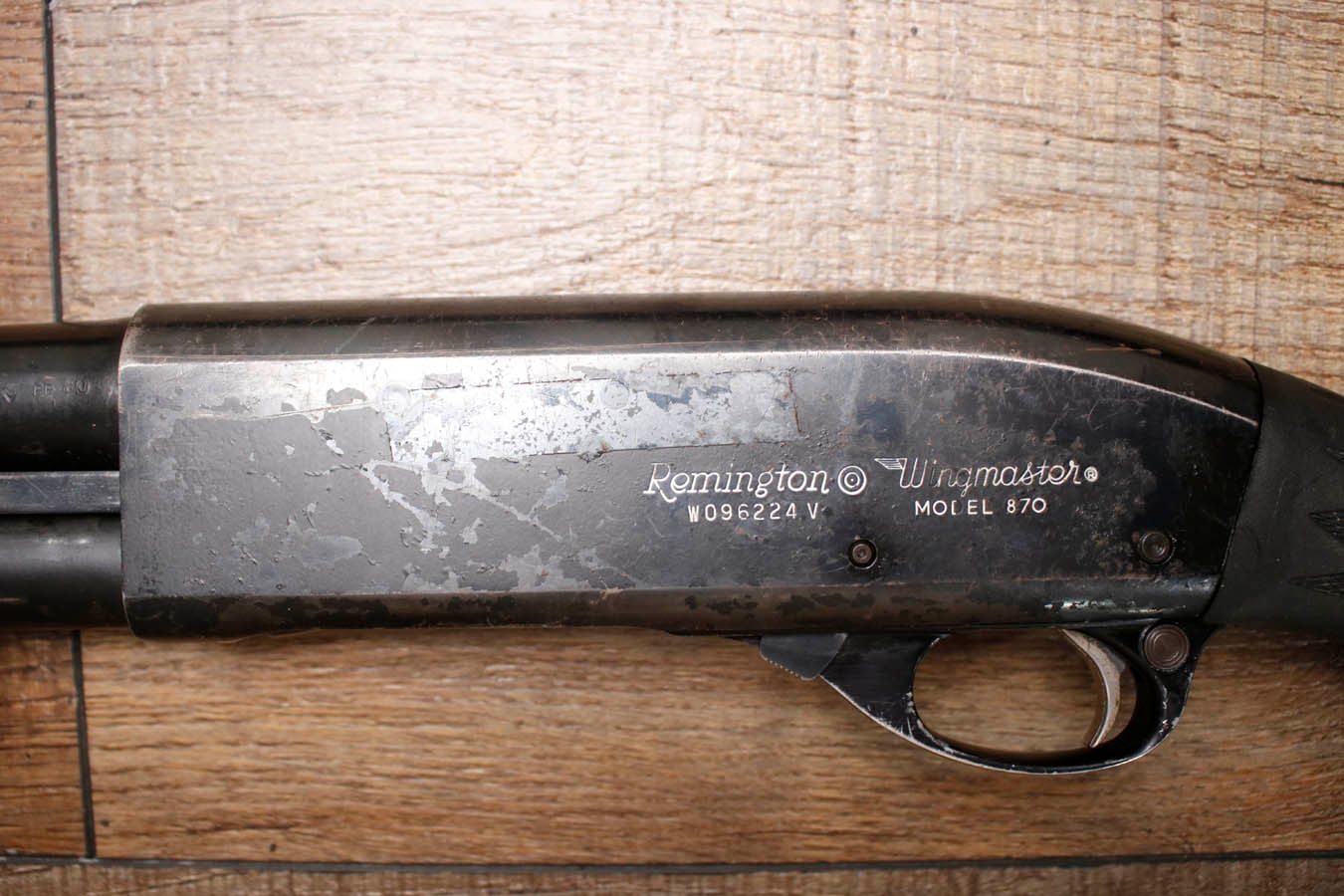 REMINGTON 870 Wingmaster 12GA Police Trade-In Shotgun with Synthetic Stock