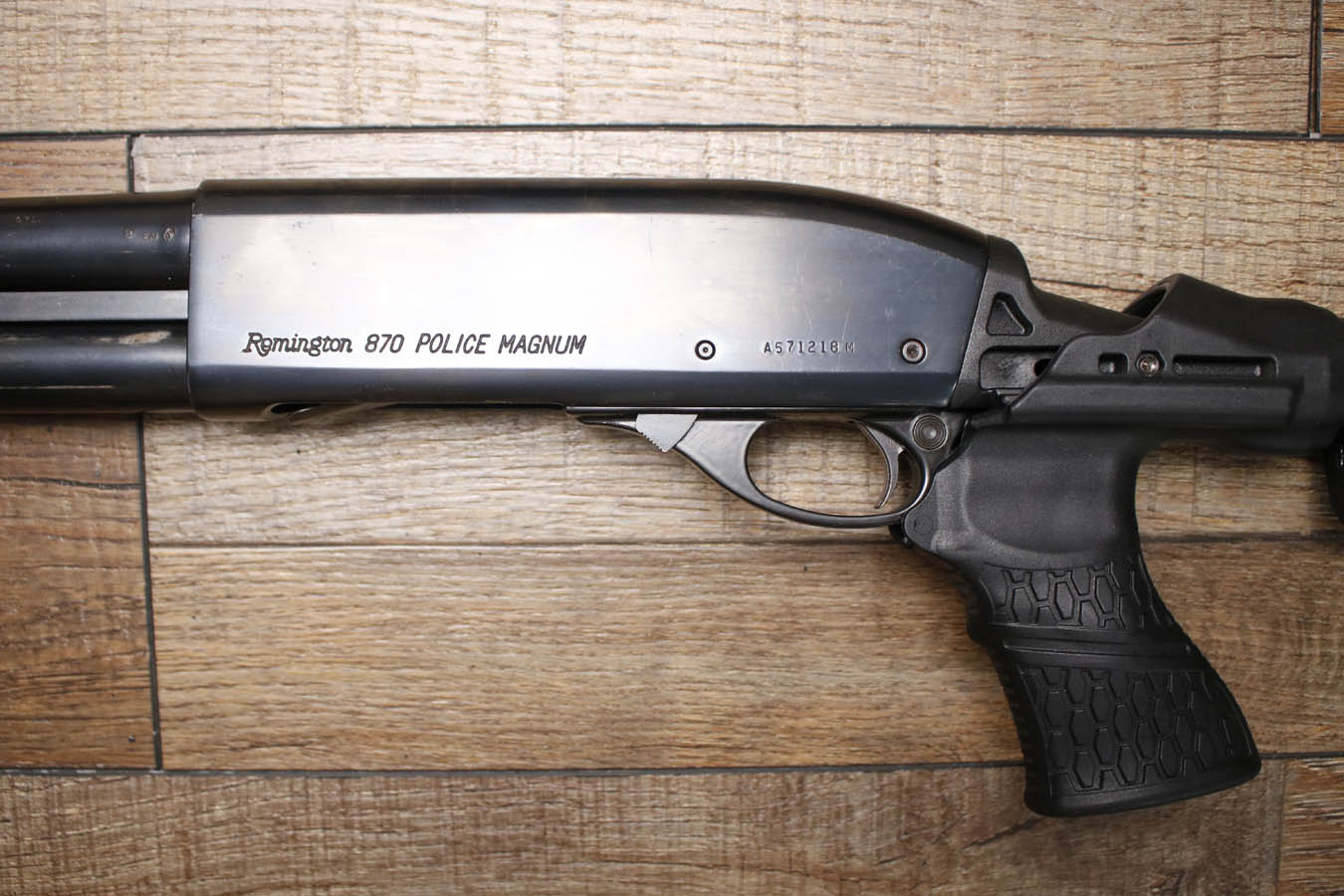 REMINGTON 870 Police Magnum 12GA Police Trade-In Shotgun with Pistol Grip and Extended Tub