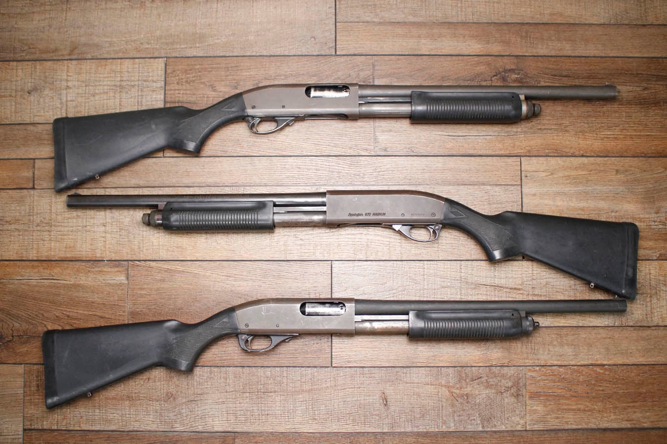 REMINGTON 870 Magnum 12GA Police Trade-In Shotgun with Synthetic Stock