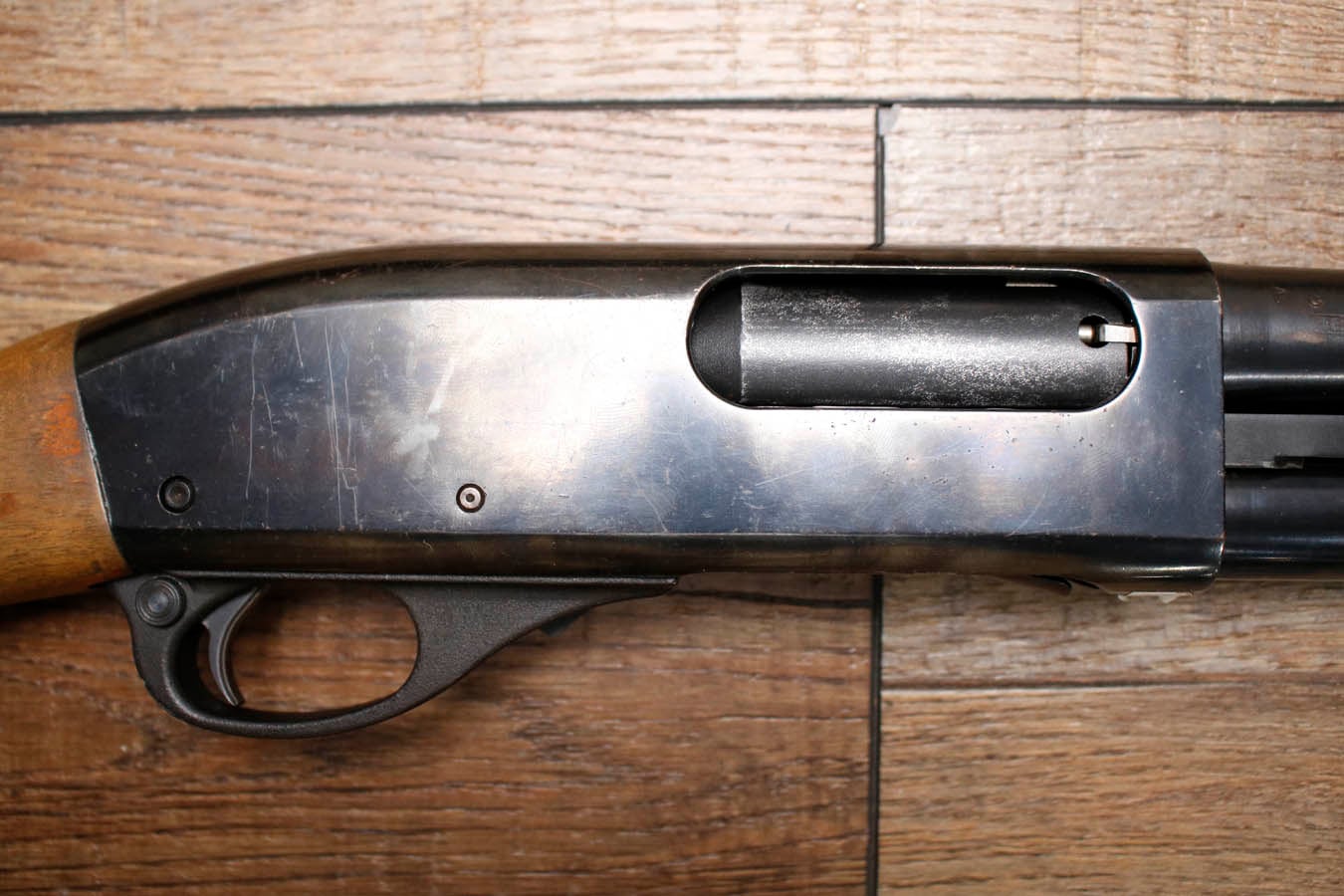 REMINGTON 870 Magnum 12GA Police Trade-In Shotgun with Wood Stock