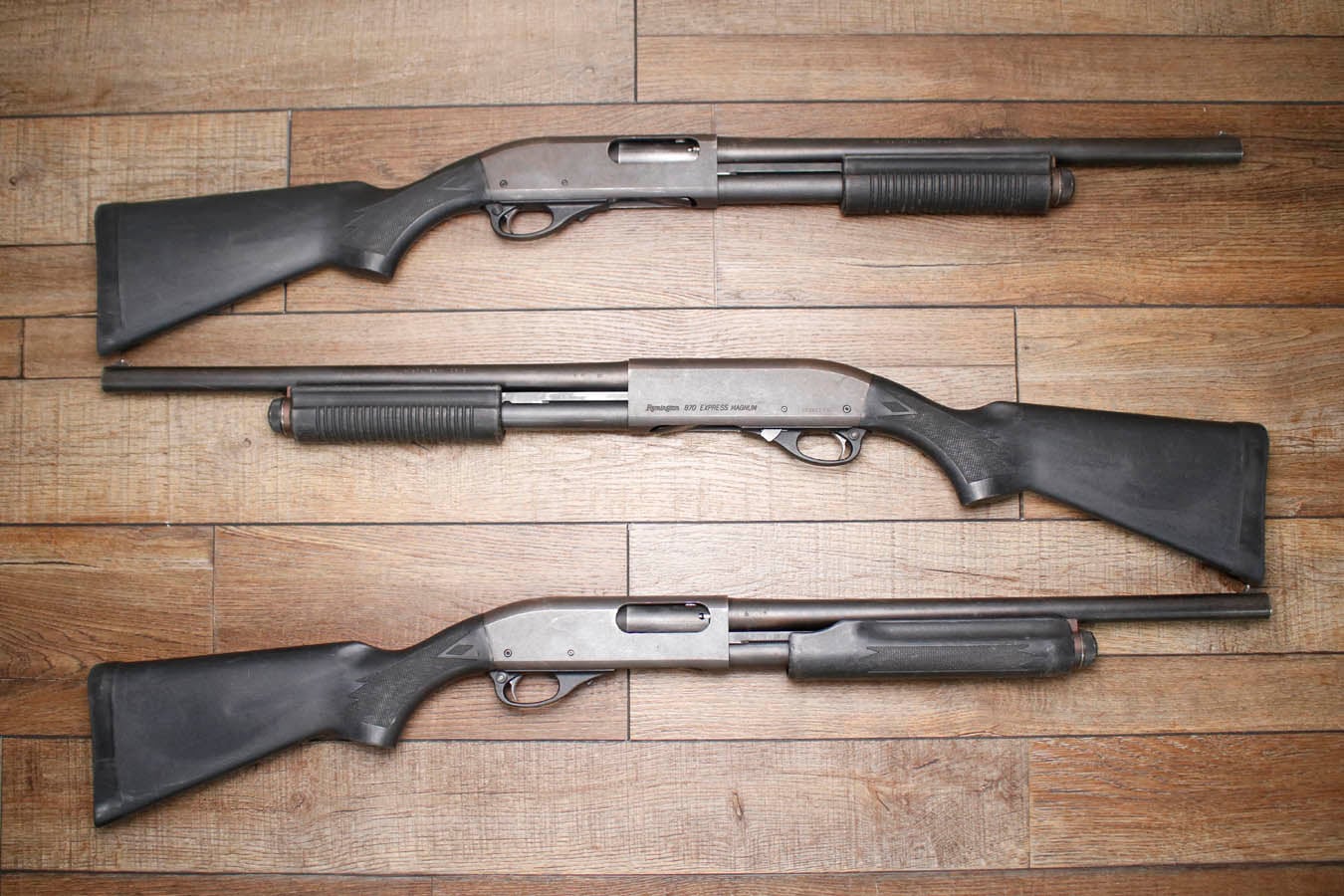 REMINGTON 870 Express Magnum 12 Gauge Police Trade-In Shotgun with Synthetic Stock and 18 Inch Barrel
