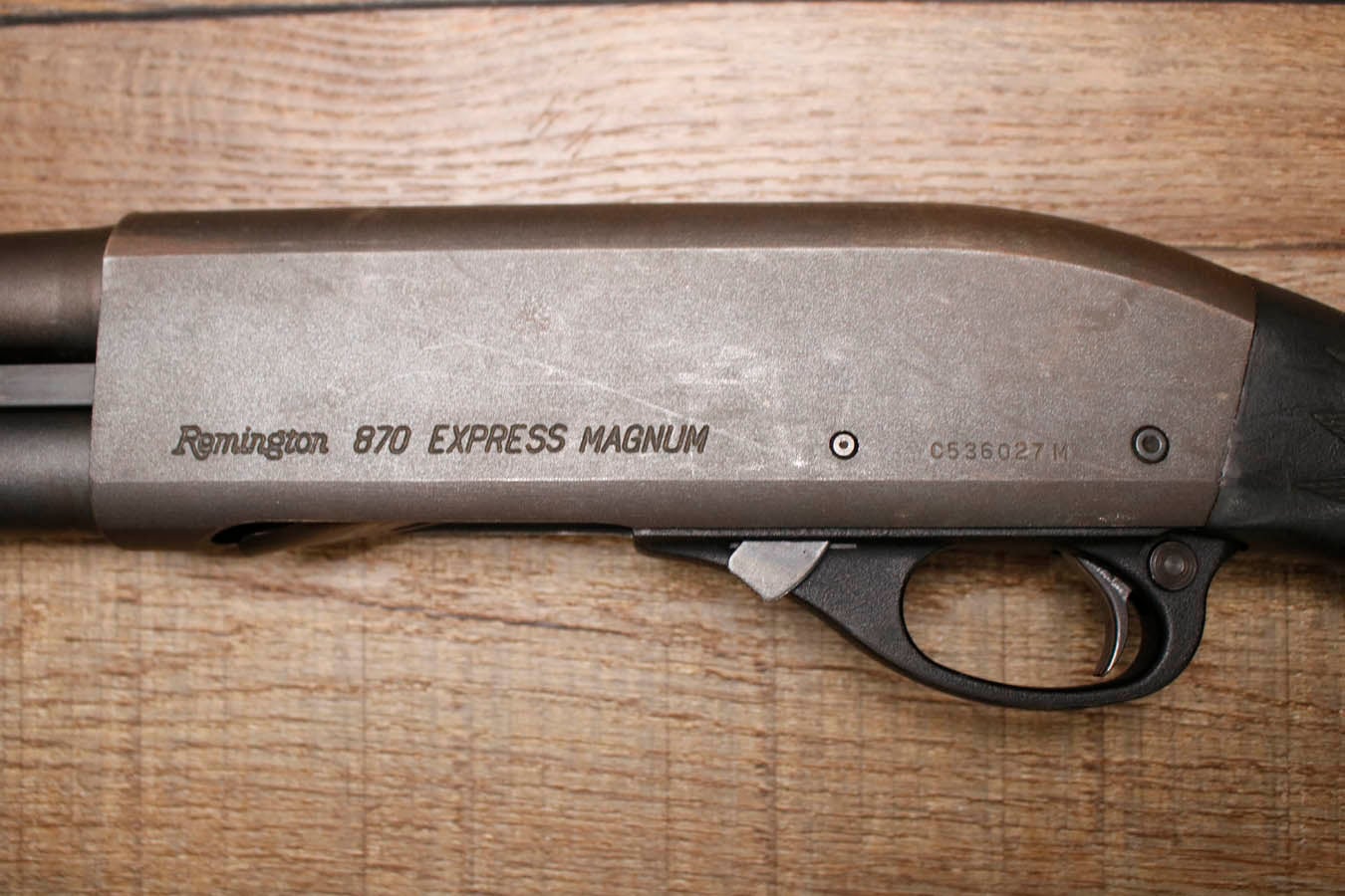 REMINGTON 870 Express Magnum 12 Gauge Police Trade-In Shotgun with Synthetic Stock and 18 Inch Barrel