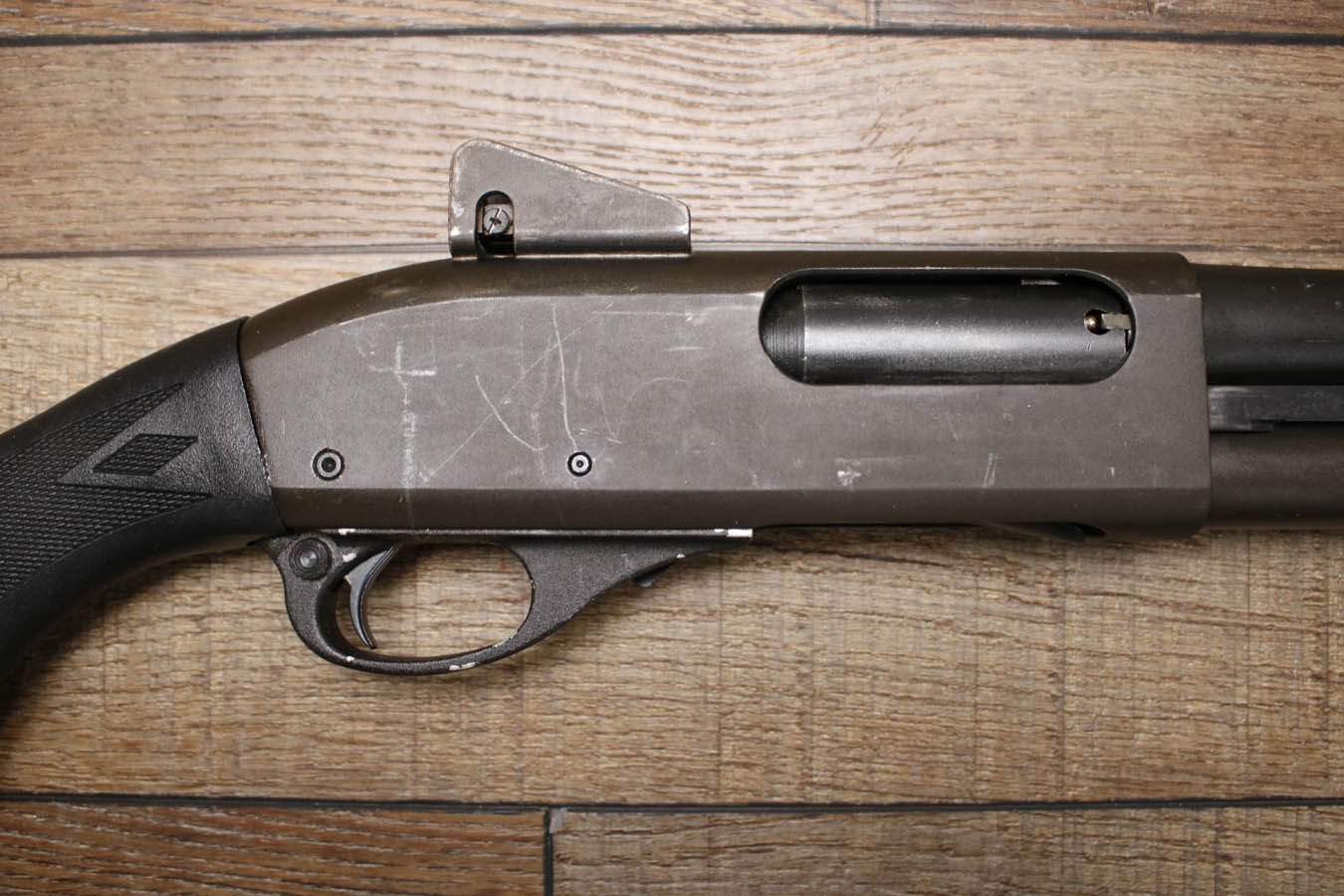 REMINGTON 870 Police Magnum 12GA Police Trade-In Shotgun with Extended Tube Mag and Iron Sights
