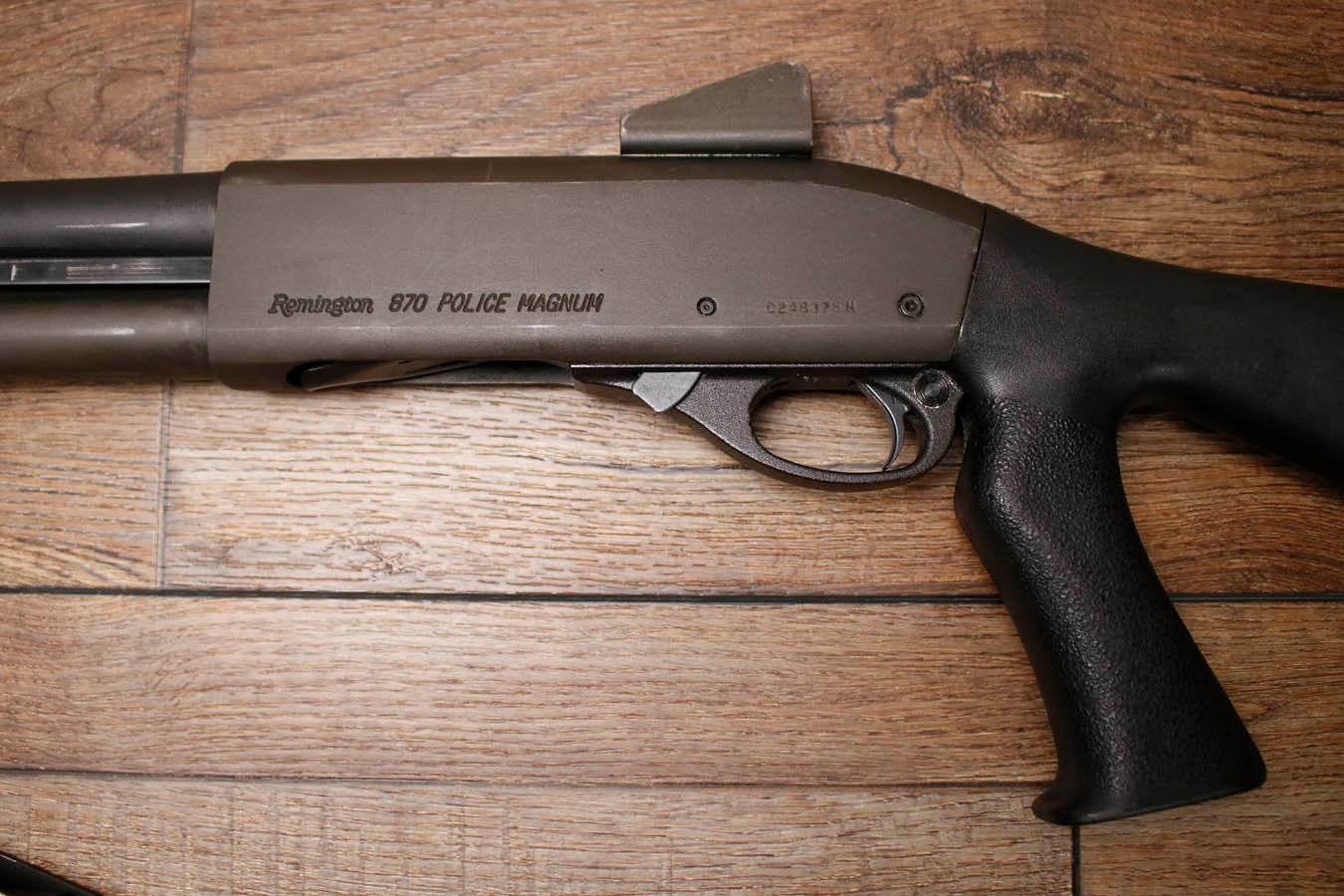 REMINGTON 870 Police Magnum 12GA Police Trade-In Shotgun with Pistol Grip and Extended Tube Magazine