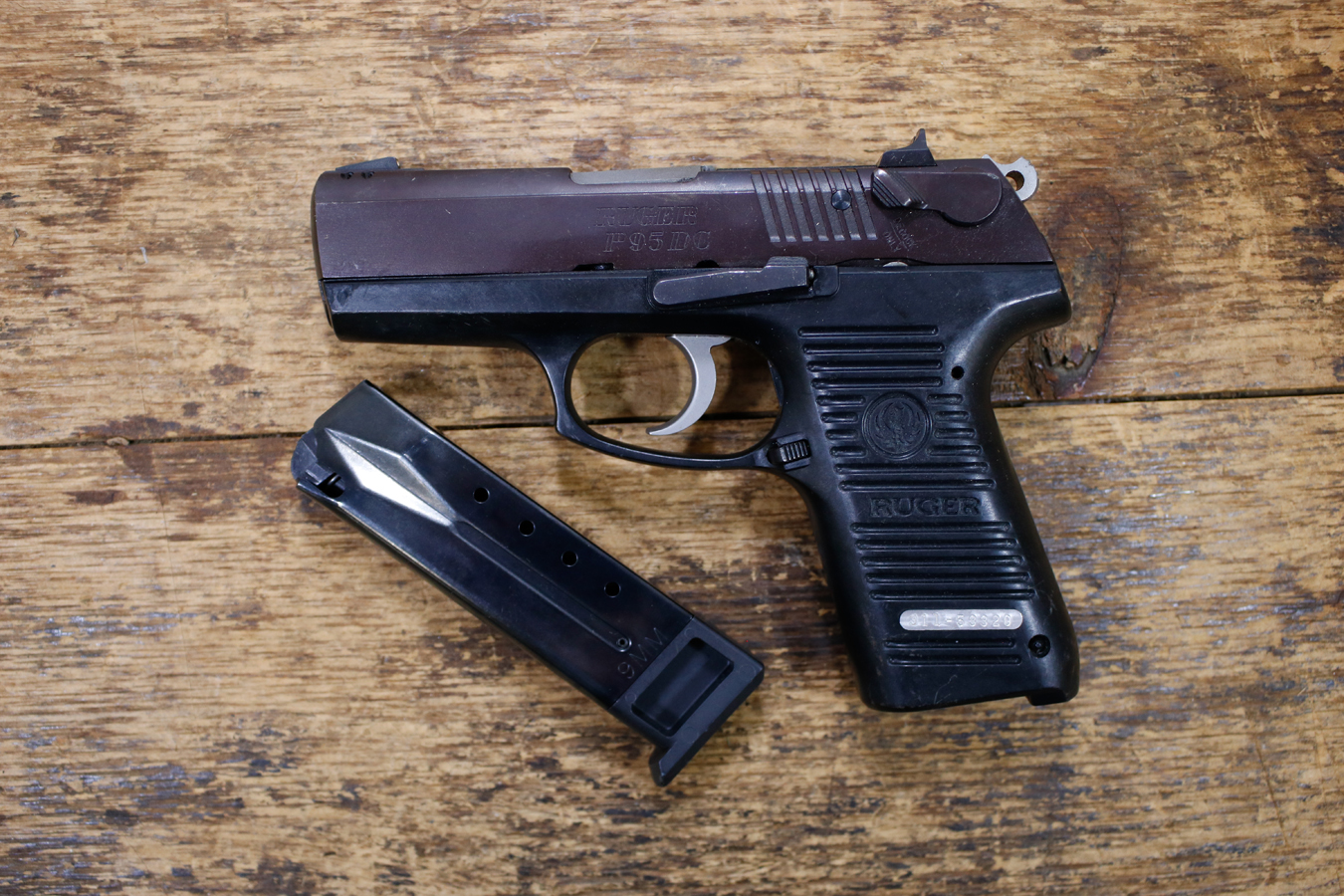 RUGER P95DC 9mm Police Trade-In Pistol