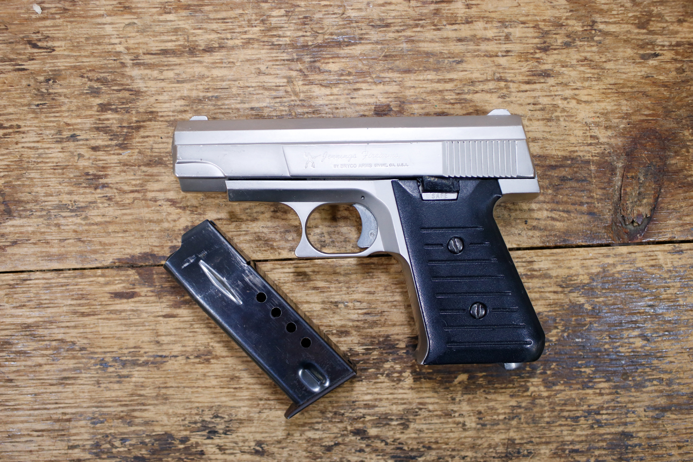 JENNINGS 59 9mm Police Trade-In Pistol Matte Silver