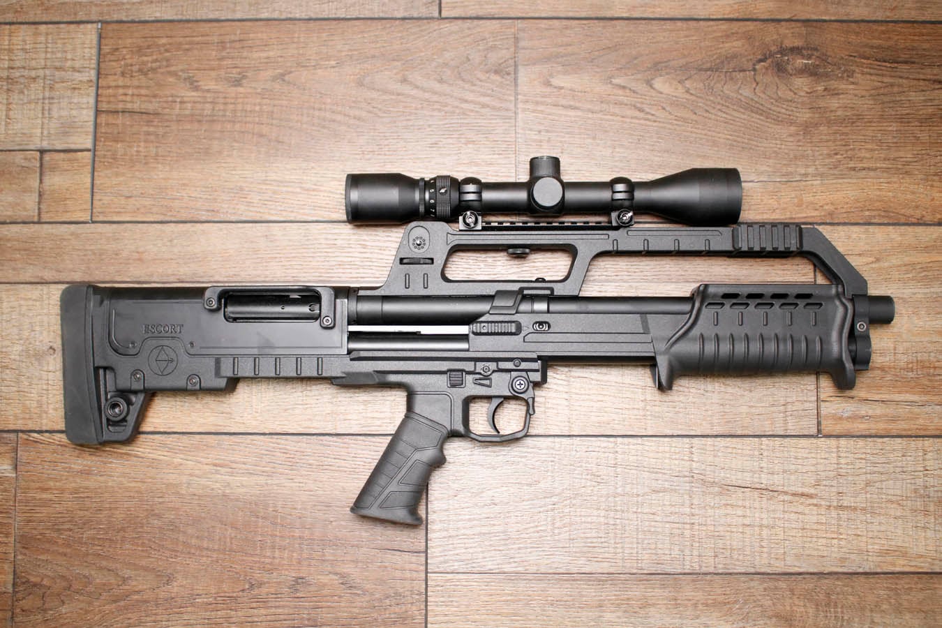 HATSAN Escort 12GA Police Trade-In Shotgun with Weaver Scope