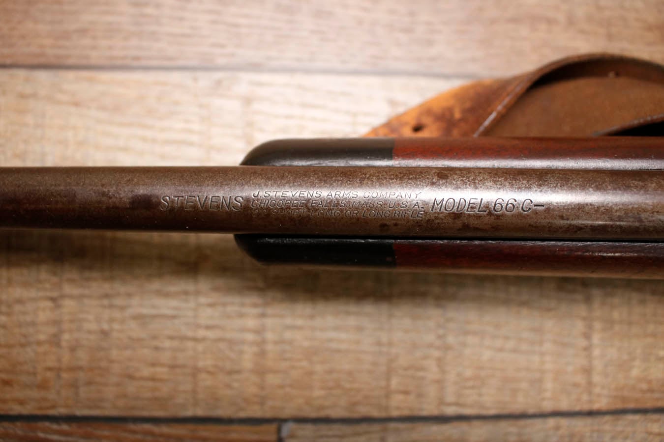 STEVENS 66C 22 S,L,LR Police Trade-In Rifle with Tasco Scope