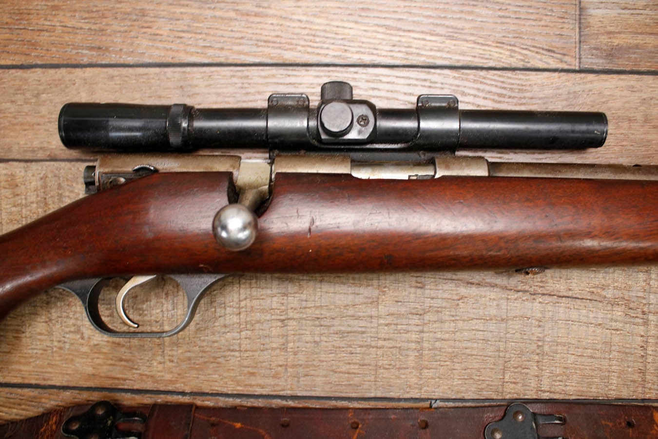 STEVENS 66C 22 S,L,LR Police Trade-In Rifle with Tasco Scope