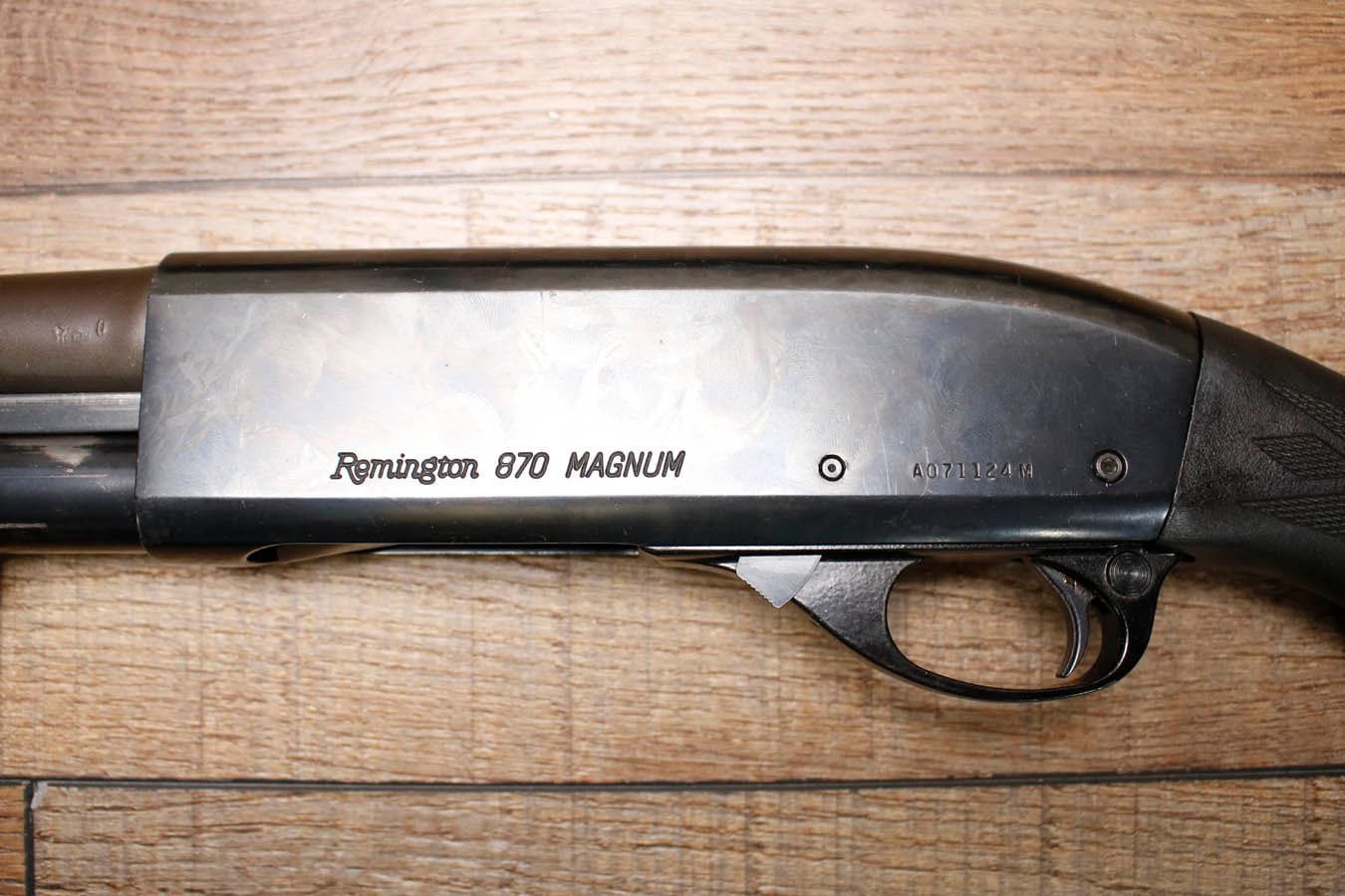 REMINGTON 870 Magnum 12GA Police Trade-In Shotgun with Extended Tube Magazine