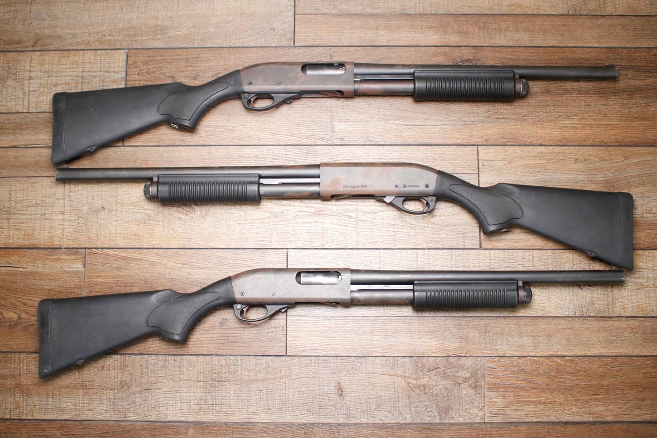 REMINGTON 870 12 Gauge Police Trade-In Shotguns with 18 Inch Barrel and Black Synthetic Stock