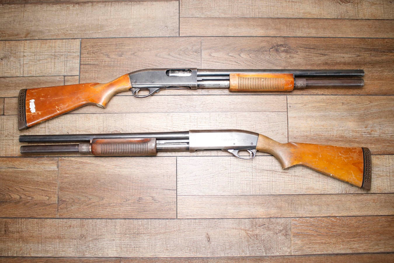 REMINGTON 870 Wingmaster 12GA Police Trade-In Shotgun with Wood Stock