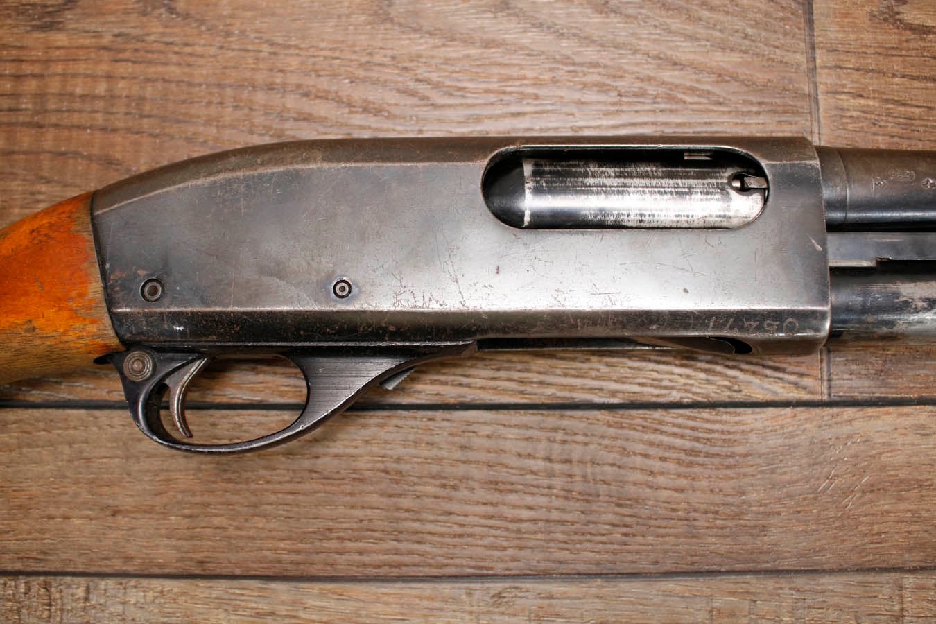 REMINGTON 870 Wingmaster 12GA Police Trade-In Shotgun with Wood Stock