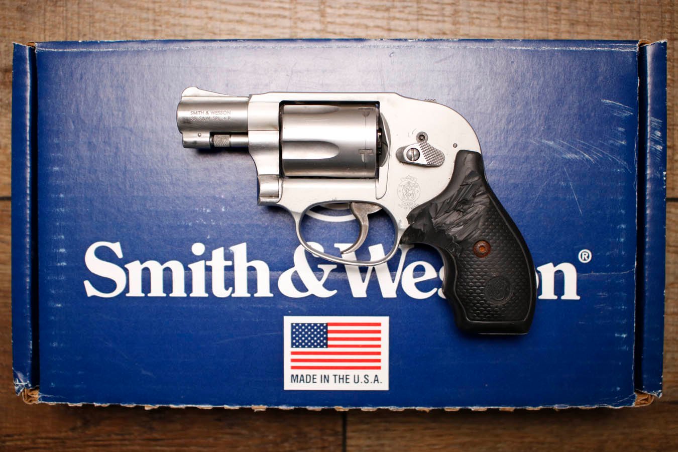 SMITH AND WESSON 638-3 38 SPL Police Trade-In Revolver